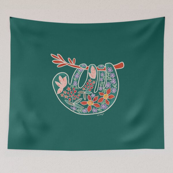 Item preview, Gaillarda Sloth - Viva Flora Collection designed and sold by avec magie.