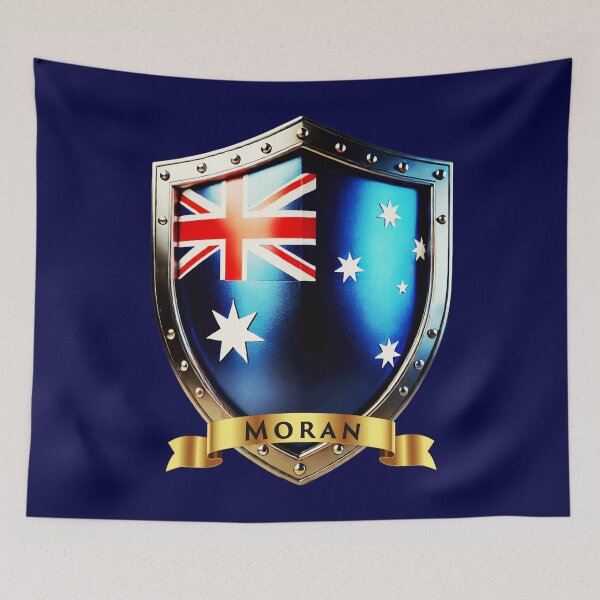 Item preview, Moran Family Australia Shield Heritage Crest of Honour designed and sold by Highlandkings.