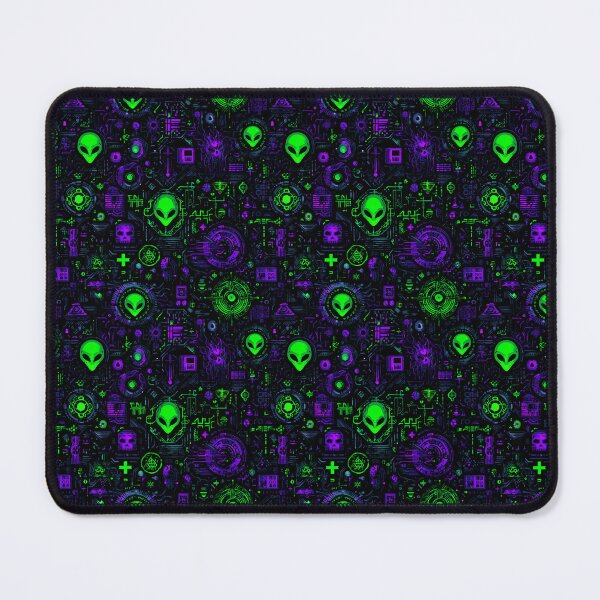 Item preview, Alien Techno Pattern – Futuristic Sci-Fi Pattern designed and sold by Meiersbeste.