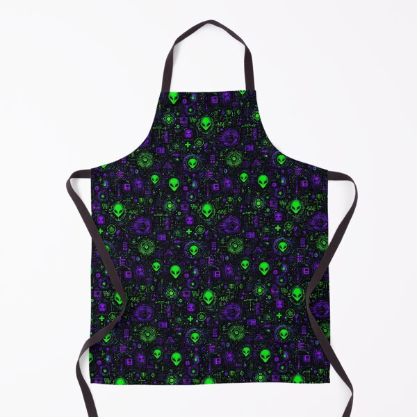 Item preview, Alien Techno Pattern – Futuristic Sci-Fi Pattern designed and sold by Meiersbeste.