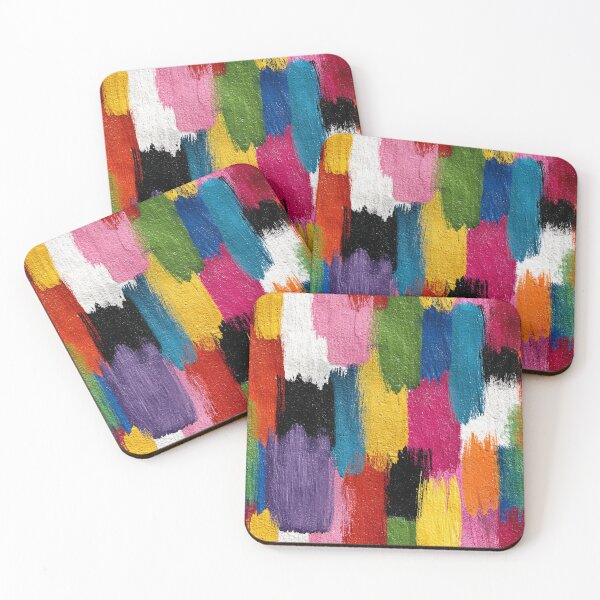 Item preview, Abstract Brush Stroke Pattern – Colorful Art Design designed and sold by Meiersbeste.