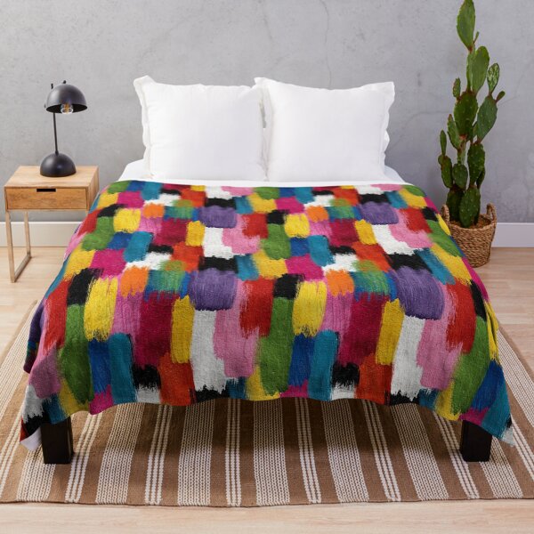Item preview, Abstract Brush Stroke Pattern – Colorful Art Design designed and sold by Meiersbeste.