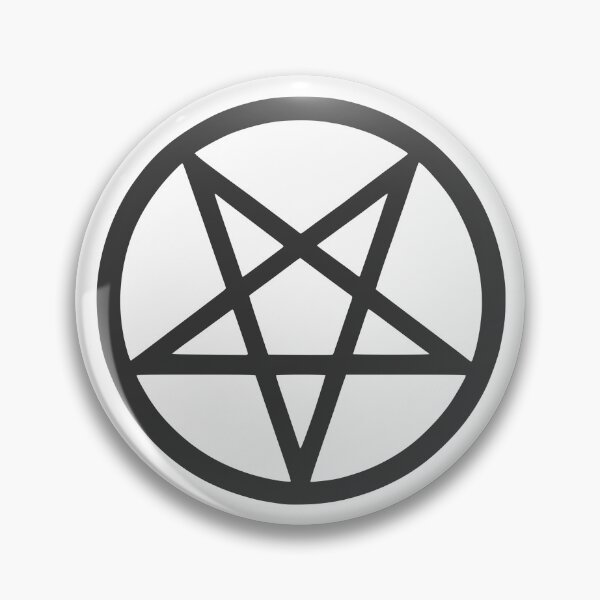 Artikelvorschau, Schwarzes Pentagramm – Minimalistisches okkultes satanisches Symbol entworfen und verkauft von HexedHibiscus.