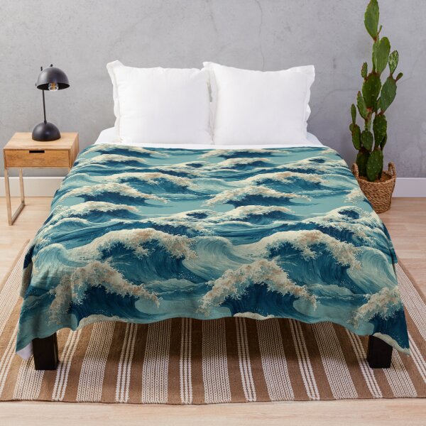 Item preview, Japanese Ocean Wave Pattern – Traditional Ukiyo-e Art designed and sold by Meiersbeste.
