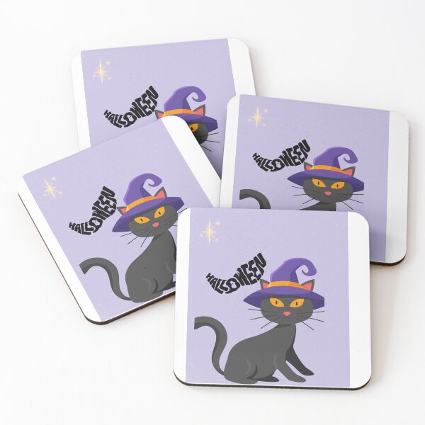 Item preview, Spooky Halloween Black Cat Design Artwork designed and sold by Jacsss2.