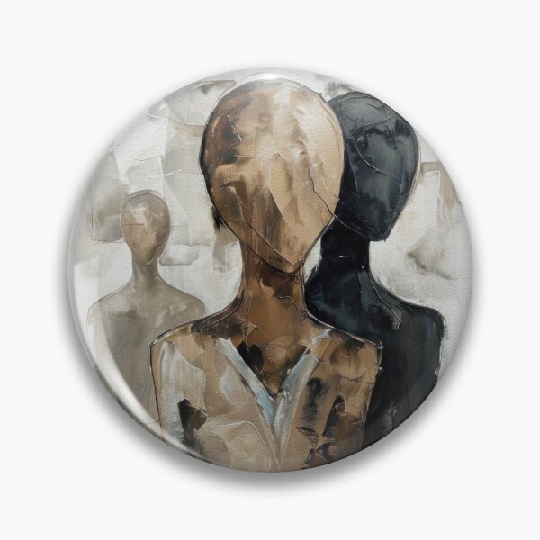 Item preview, Faceless Figures Abstract designed and sold by caracatita75.