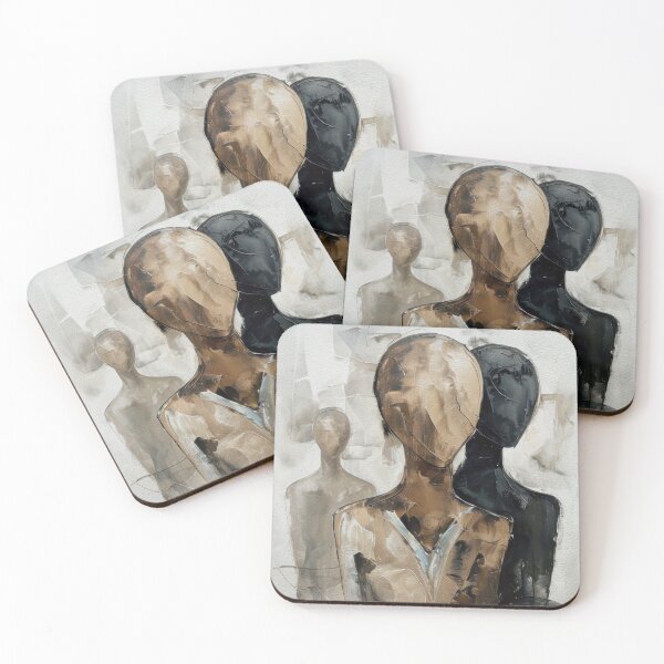 Item preview, Faceless Figures Abstract designed and sold by caracatita75.