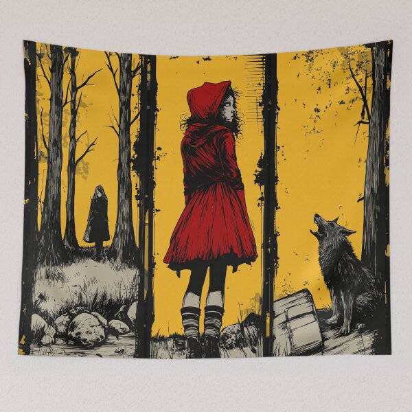 Item preview, Little Red Riding Hood and the Wolf designed and sold by drizzd.