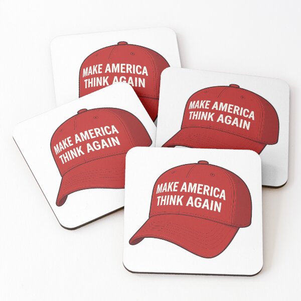 Item preview, Make America think again designed and sold by DrDoke.