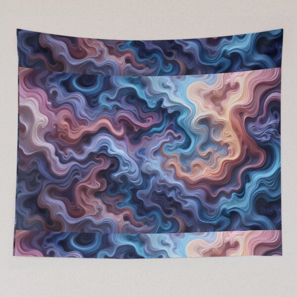Item preview, Pastel Ethereal Cosmic Scenes Surreal Artistry Elements Art  designed and sold by ART ATTACK ZONE.