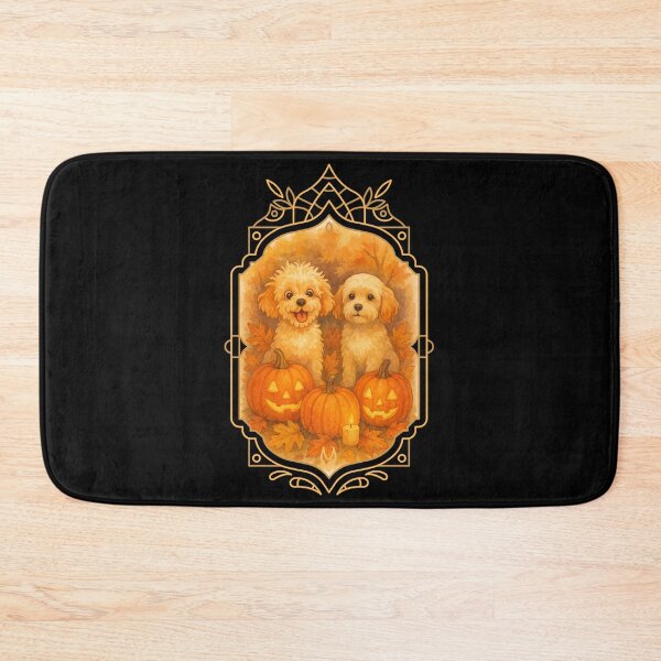 Item preview, Maltipoo Autumn Halloween Magic designed and sold by GusiaTreasures.