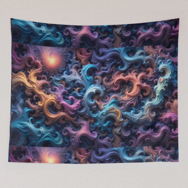 Item preview, Night Ethereal Cosmic Scenes Surreal Artistry Elements Art  designed and sold by ART ATTACK ZONE.