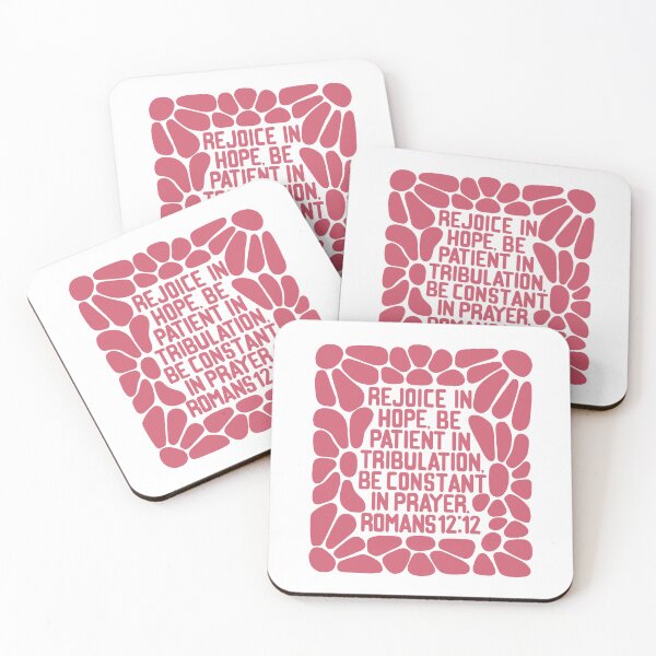 Item preview, Romans 12:12 flowers red designed and sold by LRM_ artz.