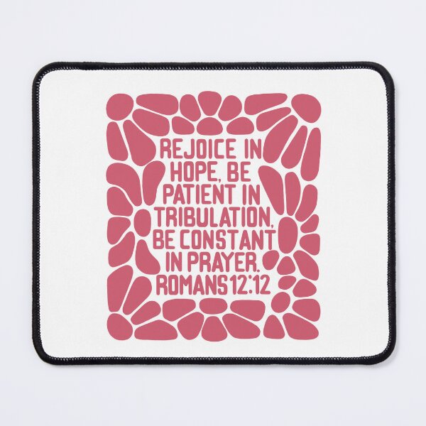 Item preview, Romans 12:12 flowers red designed and sold by LRM_ artz.