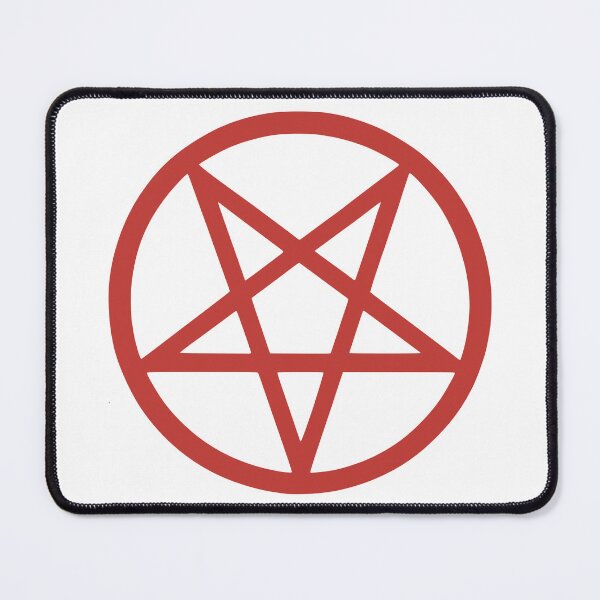 Item preview, Red Pentagram – Minimalist Occult Satanic Symbol designed and sold by HexedHibiscus.