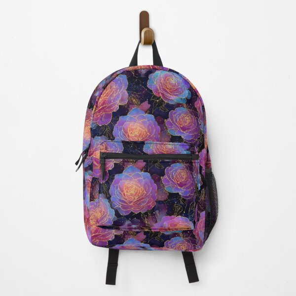 Item preview, Galaxy Roses with Gold Outlines and Cosmic Glow designed and sold by Anastasiia Yurevych.
