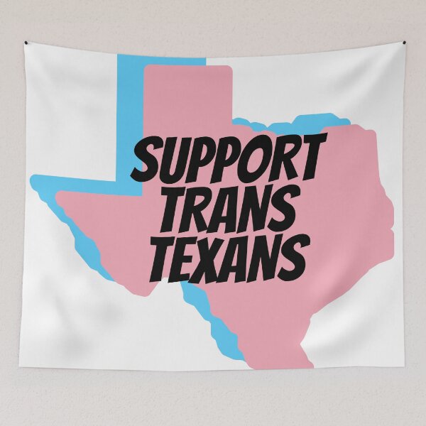 Aperçu de l'œuvre Soutenez les Trans Texans créée et vendue par reinhartsivan.