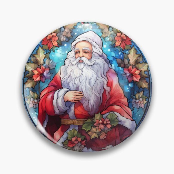 Item preview, Stained Gass Santa designed and sold by BlesstB.