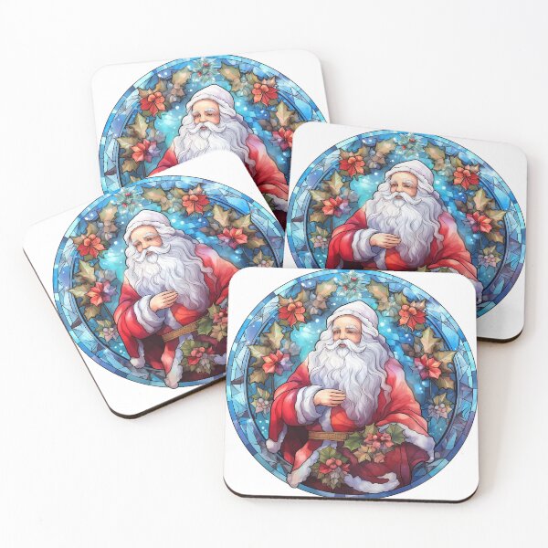 Item preview, Stained Gass Santa designed and sold by BlesstB.