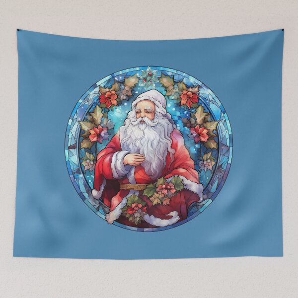 Item preview, Stained Gass Santa designed and sold by BlesstB.