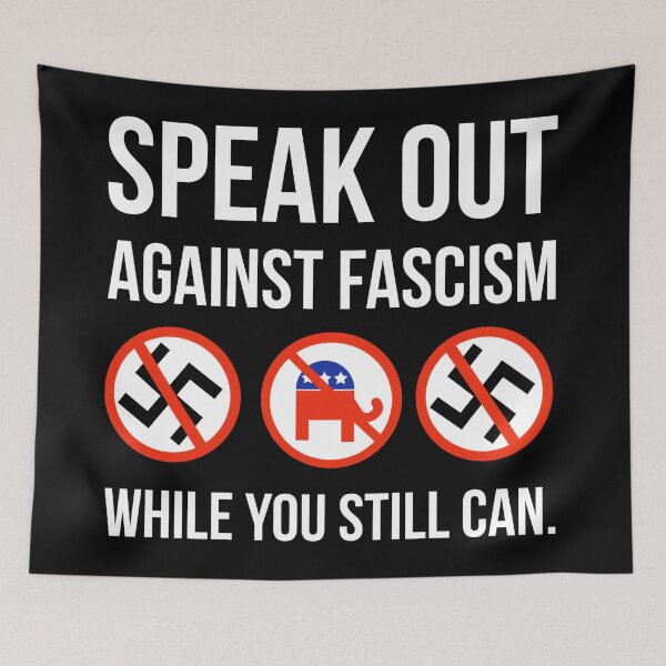 Item preview, Speak out against fascism while you still can.  designed and sold by Rachel the Artist .