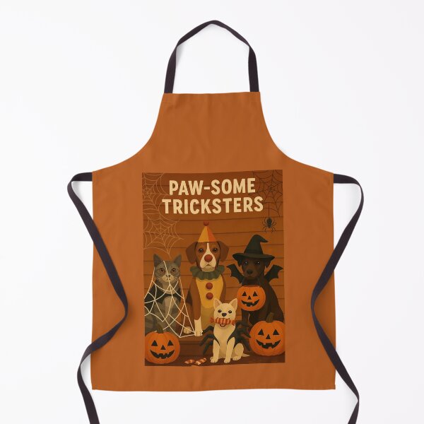 Item preview, Paw-some Tricksters: Halloween Dog and cat Squad designed and sold by GeoWild Designs.