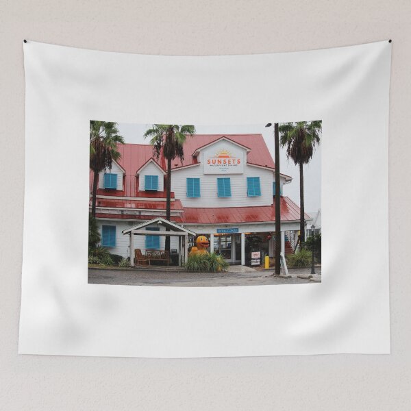 Item preview, Charming Waterfront Restaurant with Red Roof designed and sold by Cynthia48.