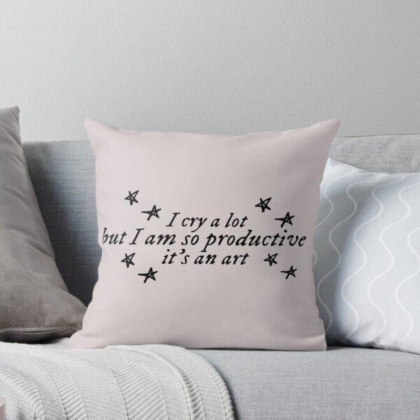 Item preview, I cry a lot but I am so productive Lyrics designed and sold by saudadhe.