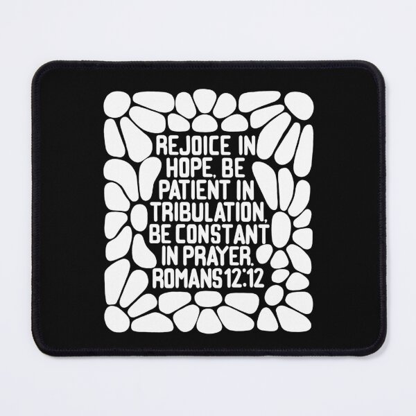 Item preview, Copy of Romans 12:12 flowers white designed and sold by LRM_ artz.