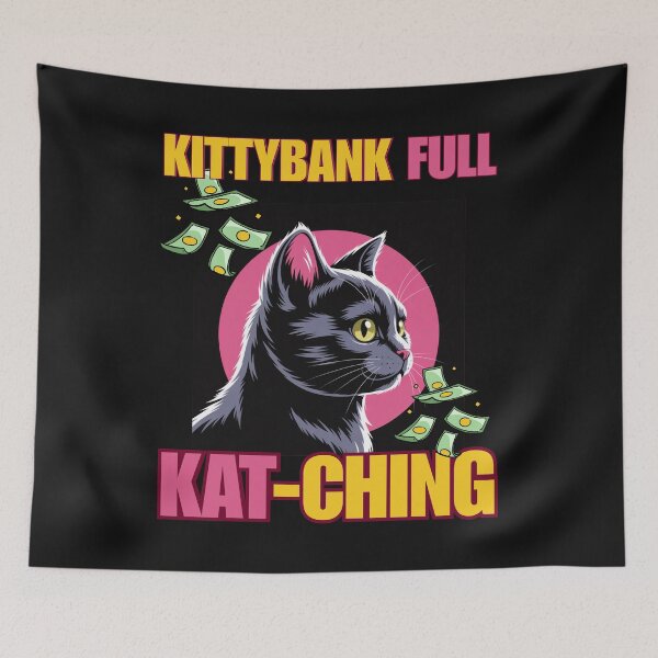 Item preview,  EYE CATCHING CAT MAKING MONEY designed and sold by aledfychan.