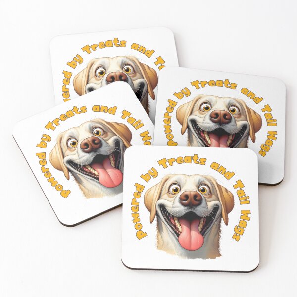 Item preview, Funny Cute Happy Labrador Cartoon designed and sold by André Botes.