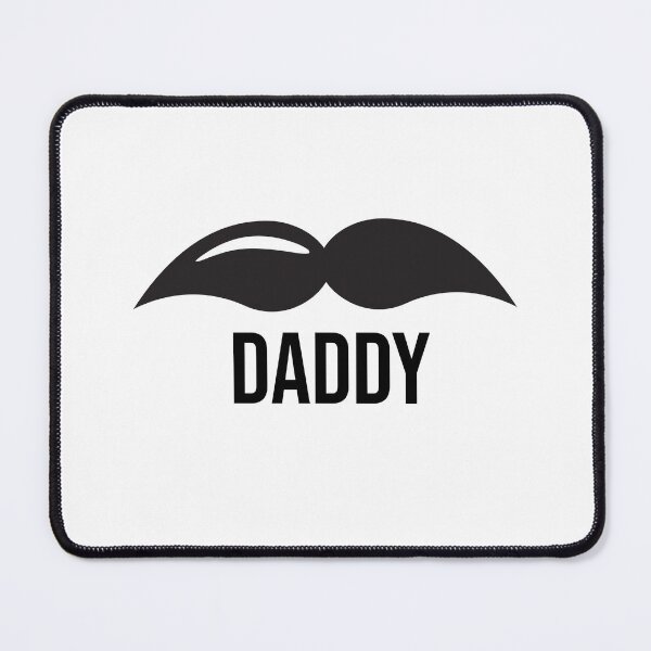 Item preview, Monochrome Daddy Moustache Print designed and sold by RyanGDesign.