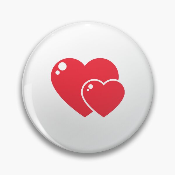 Item preview, Simple Double Heart Icon designed and sold by PALAVO.