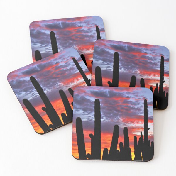 Item preview, Breathtaking Saguaro Cacti Sunset designed and sold by simonjayphotos.