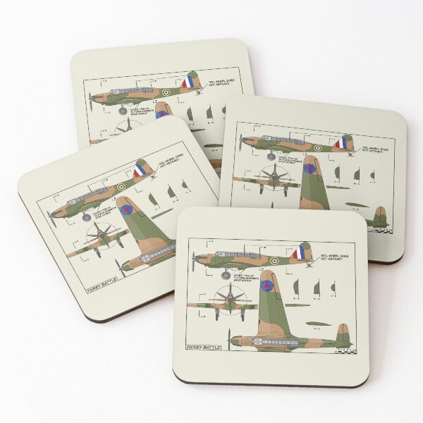 Item preview, Fairey Battle WW2 British Bomber Plane Diagrams designed and sold by MilitaryMart.