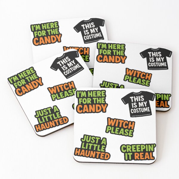 Item preview, Sarcastic Halloween Sticker Pack - Creepin' It Real, Witch Please, I'm Here for the Candy designed and sold by WelSol.