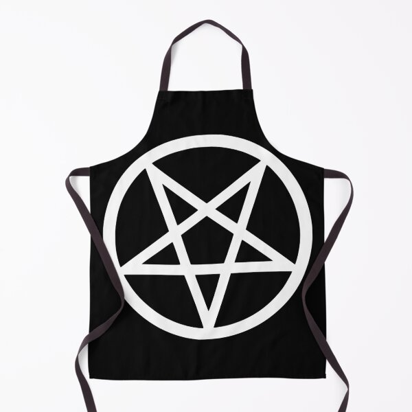 Item preview, White Pentagram – Minimalist Occult Satanic Symbol designed and sold by HexedHibiscus.