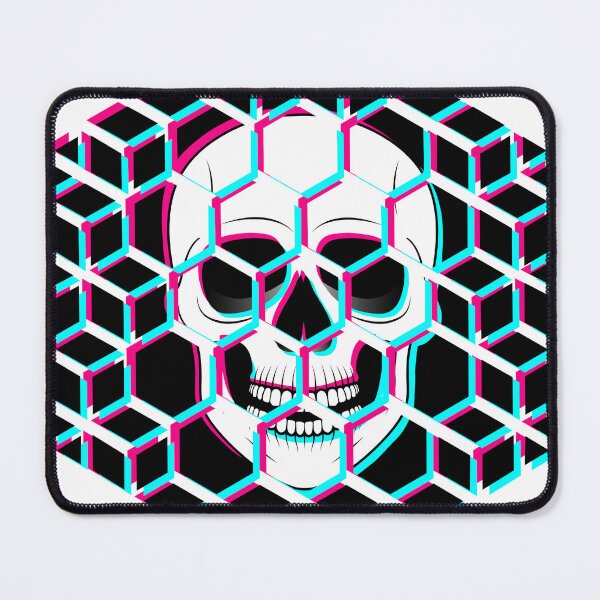 Artikelvorschau, Skull Glitch, Distortion entworfen und verkauft von DESTRATOR_DE.