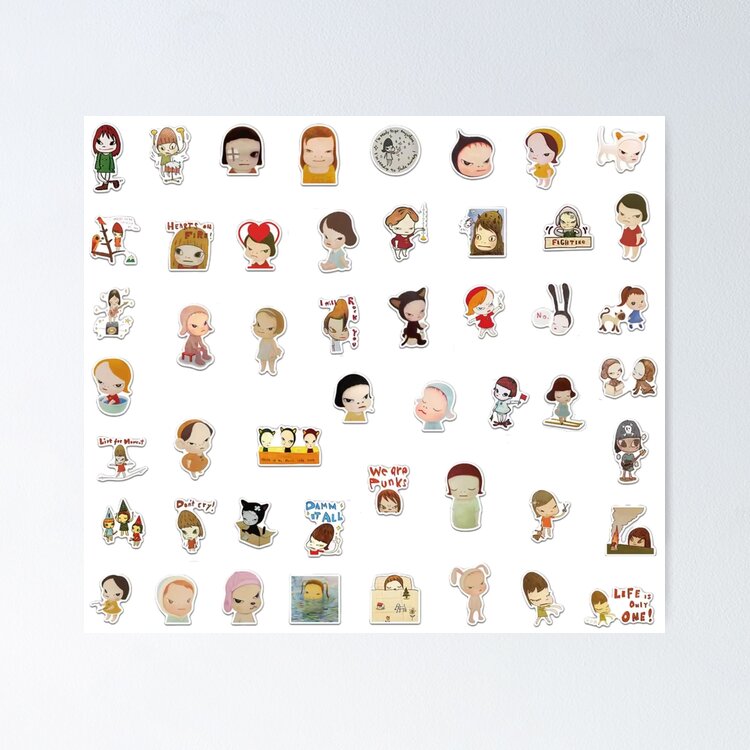 Yoshitomo Nara mega pack Sticker