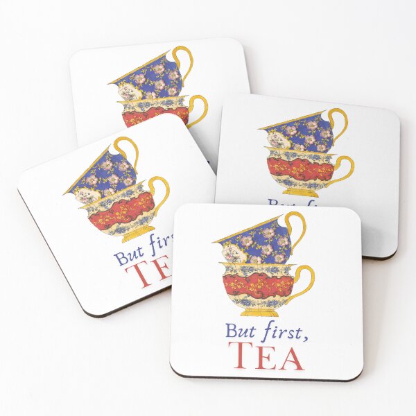Item preview, But First, Tea! Dark Academia Vintage Fine Art Teacups designed and sold by MaryKunzGoldman.