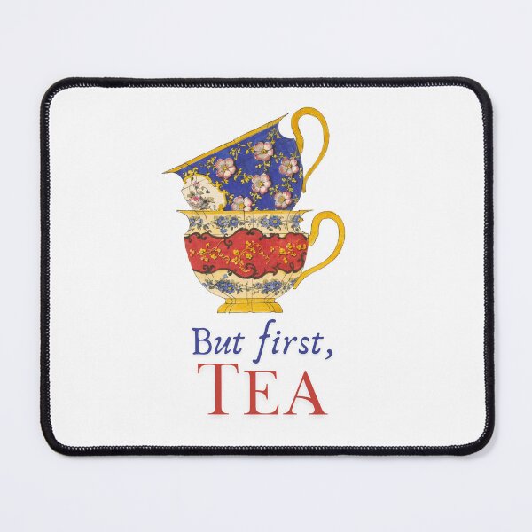 Item preview, But First, Tea! Dark Academia Vintage Fine Art Teacups designed and sold by MaryKunzGoldman.