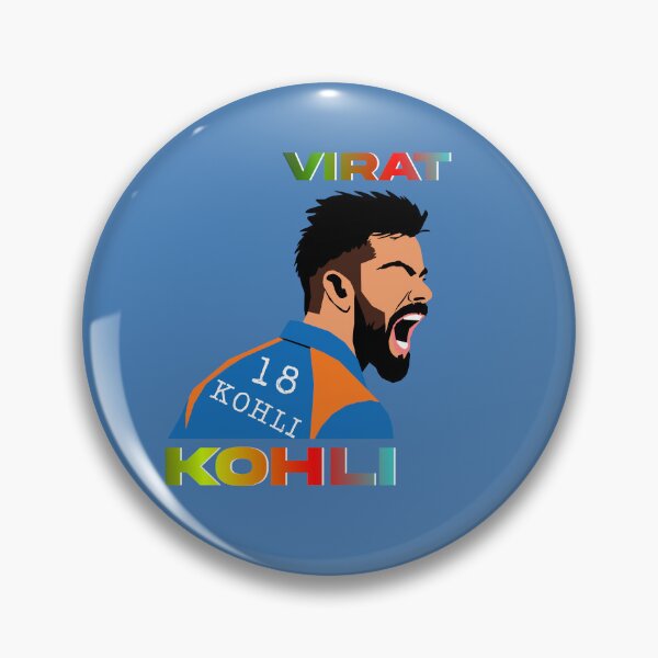 Item preview, Virat Kohli illustration designed and sold by ZooStateofMind.