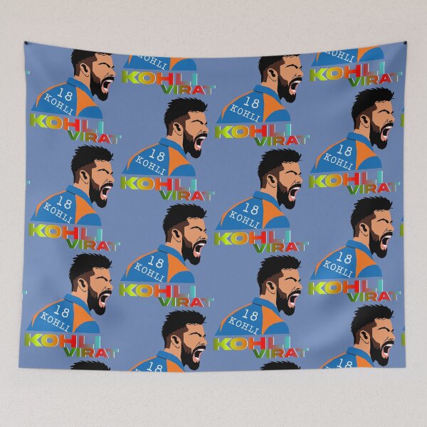 Item preview, Virat Kohli illustration designed and sold by ZooStateofMind.