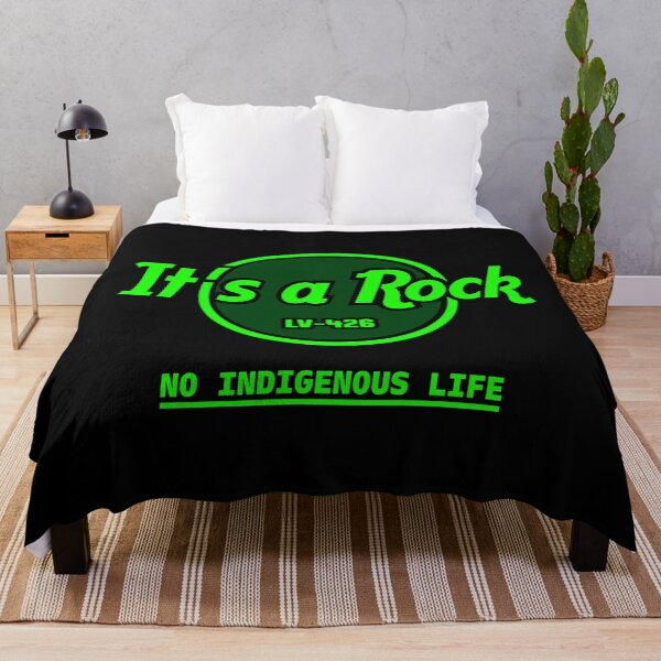 Item preview, No Indigenous Life — Retro Space Rock Emblem designed and sold by pixel-overdose.