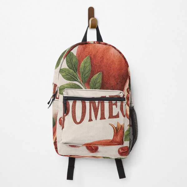 Item preview, Vintage Pomegranate T-Shirt – Botanical Fruit Tee with Retro Natural Vibes designed and sold by Gold Turtle  Lina.