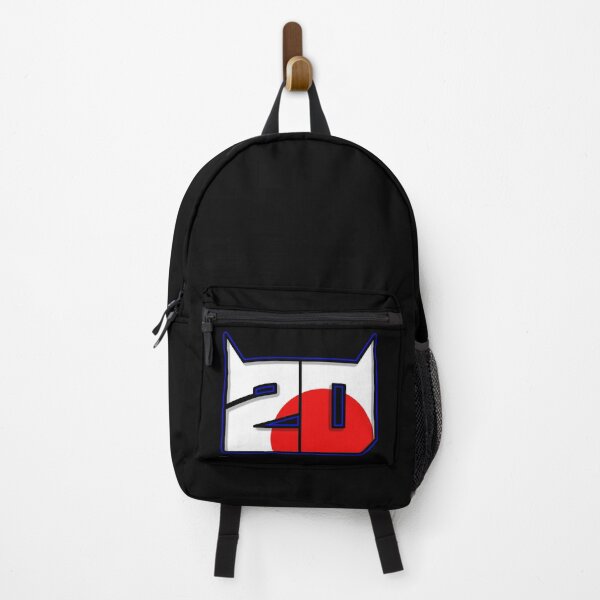 Item preview, Racing Number 20 – White with Blue Outline & Rising Sun Flag designed and sold by Fan Art Station .