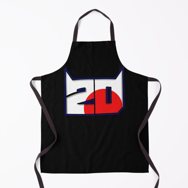 Item preview, Racing Number 20 – White with Blue Outline & Rising Sun Flag designed and sold by Fan Art Station .