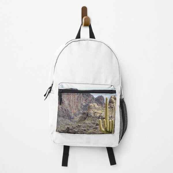 Item preview, Stunning Saguaro Cacti Cloudy Mountain Landscape designed and sold by simonjayphotos.