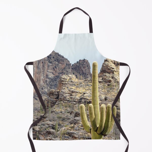 Item preview, Stunning Saguaro Cacti Cloudy Mountain Landscape designed and sold by simonjayphotos.