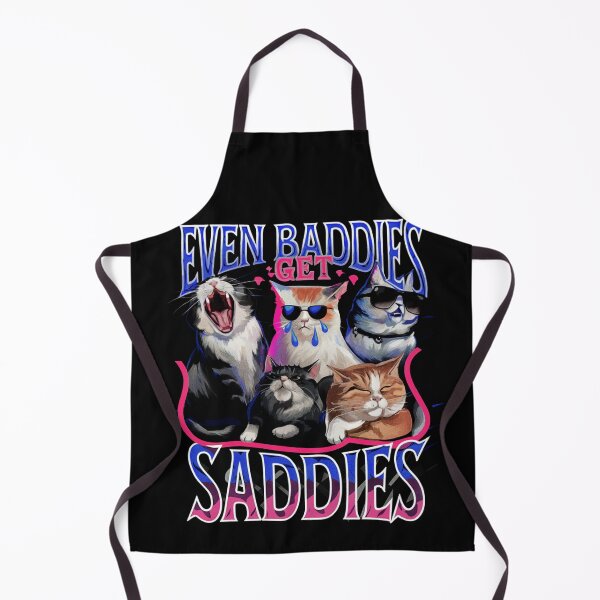 Item preview, Even Baddies Get Saddies Cats designed and sold by SassCity.